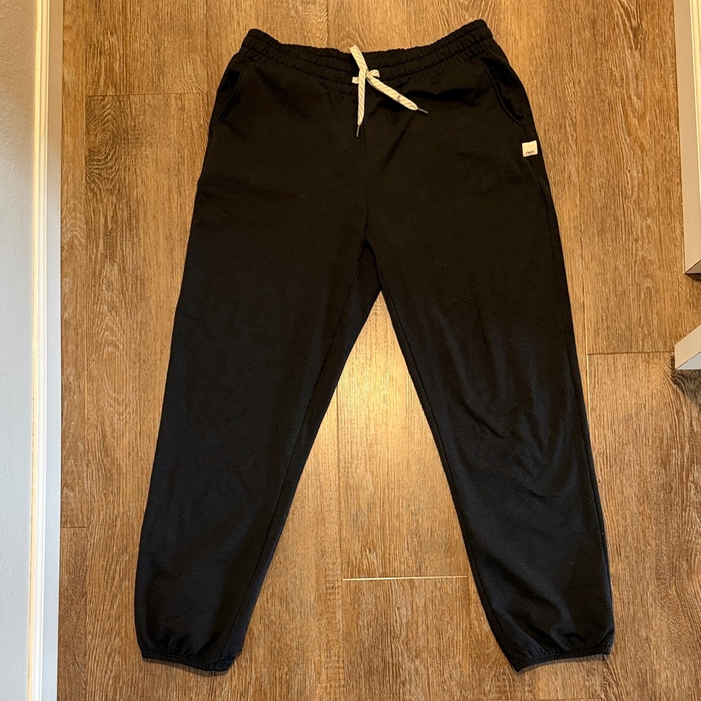 Vuori Granite Performance Jogger Size Medium Black Heather
